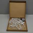 VioraWhite 9.84ft Jumbo Mardi Gras Beads Garland Decoration Metal Gold Green Purple Hanging Banner for Outdoor Indoor Carnival Parade Party Front Door Fence Wagon Garden Decorations(Classic Style)