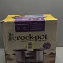 Crock-Pot Large 8-Quart Programmable Slow Cooker with Auto Warm Setting Black Stainless Steel