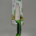 Mercer Culinary Millennia Colors 7-Inch Granton Edge Santoku Knife, Green