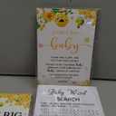 Funnymoom 426 Pcs Bee Baby Shower Games Set-8 Games, Includes Baby Shower Bingo, Price is Right, Guess Who, Word Scramble, Prediction and Advice, How Big is Mommy's Belly, Don't Say the Words