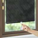 Privacy Roller Shades with Suction Cups, Blackout Roller Blinds, Temporary Window Shades No Drill, No Tools for Home, Office, Bedroom, Bathroom Door