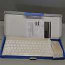 Wireless Keyboard and Mouse Combo, Compact Quiet Wireless Keyboard and Mouse Set 2.4G UltraThin Sleek Design for Windows, Computer, Desktop, PC, Notebook, Laptop (GHKM03 Gold 01)