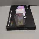 Wireless Keyboard and Mouse Combo - 9 Backlit Effects, RGB, Ergonomic Wrist Rest, Phone Holder, 2.4G Full Size, Rechargeable, Sleep Mode, Quiet Keyboard Set for Computer, PC, Laptop, Mac, Windows (Classic Black)