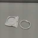 MECCANIXITY Anti Static Bracelet, 0.5"X9" Adjustable Anti Static Wristband Silicone Balance Energy Sport Bracelets for Eliminate Static, White 2Pack