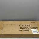 ZivPlay Soccer Rebounder Board Soccer Wall Kick Back Trainer with 2 Rebound Angles for Ball Passing and Bounce Back Training