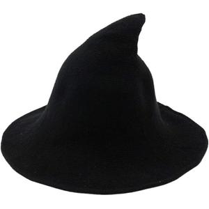 Women's Witch Kinitted-Wool Hats, for Halloween Party Masquerade Cosplay Costume Accessory and Daily