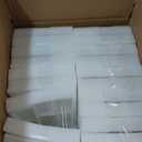 Shihanee 108 Pcs Pillar Candles and Glass Cylinder Vases Clear Cylinder Holders for Slim Pillar Candles Table Decorations, Total 54 Sets (White, 108 Pcs)