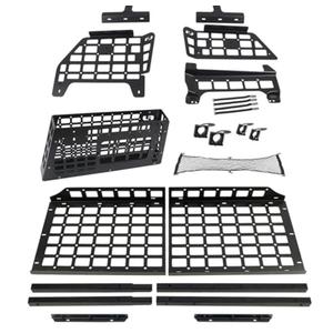 Car Accessories Modular Storage Molle Panel System Trunk Shelf Interior Luggage Carrier Rack Trunk Organizer (Whole Kit) 4RUNNER