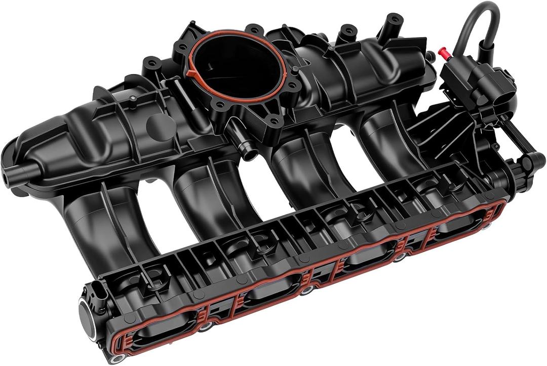 Engine Intake Manifold Assembly with Sensor and Control Motor Compatible with 2009-2016 Audi A4 Quattro, A5 Quattro, A6 Quattro, 2012-2016 Q5, L4 2.0L Replaces#06H133201AT 06H133201AN