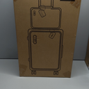 20 Inch Carry On Luggage 22x14x9 Airline Approved, Carry On Suitcase with Wheels, Hard-shell Carry-on Luggage, Durable Luggage Carry-On, Grey Small Suitcase with Cosmetic Case