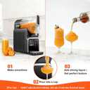 Slushie Machine No Ice Needed, Auto-Clean, 220W Quick Frozen Drink Maker with 6 Preset Programs for Margaritas, Frapps, Milk Shake and More, Slushy Machine for Home, 88oz