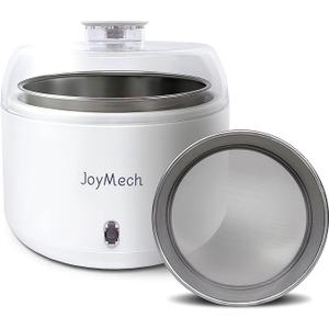 Compact Yogurt Maker with Strainer, Greek Yogurt Maker Machine with Constant Temperature Control, Stainless Steel Container, 1 Quart Container, Ideal for Homemade Yogurt, Natto and Kefir