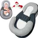 Removable Baby Feeding Support Pillow,Supervised Awake-Time Infant Cushion with Detachable Design