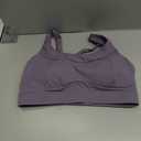 RUNNING GIRL High Impact Sports Bra for Women,Criss-Cross Back Top with Moulded Cups Womens Sports Bra High Support (Purple, XL)