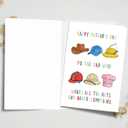 2 x Funny Father's Day Card Gift for Dad, Humorous Decorations for Father's Day from Wife, Daughter, Son, or Husband, Father's Day Card Gift for Dad Father, Appreciation Gifts