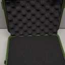 1 Pcs 11.3 x 8.7 x 4.2 Inch Waterproof Hard Case with DIY Customizable Foam Insert Portable Protective Case with Knife for Camera Drones Equipments Tools Test Instruments (Green)