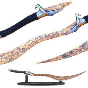 33 Inches Handcrafted Metal Bloodhound's Fang Bloodborne Fantasy Elden Cosplay Rings Dark Merchandise Soul Game Weapons Video Merch