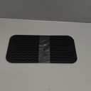 ZLR Silicone Dish Drying Mat for Kitchen Counter, Eco-Friendly Fast Dry Dish Mat, Easy Clean Multi Usage Drying Matt, Heat Resistant Trivet, 6" x 12" Extra Small, Cassava White