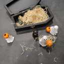 11 Pcs Halloween Decorations Miniature Figurines, Small Spooky Mini Halloween Figures Set Table Centerpiece, Wood Coffin Decor and Mini Resin Pumpkins, Black Cat, Witch Pot, Skeleton and Owl for KidsDN DECONATION 5Pcs Halloween Miniature Figurines, Halloween Wood Coffins Decor and Mini Resin Pumpkin Ghost & Black Cat Set Decorations, Small Gothic Spooky Home Table Decor for Tabletop, Gifts Kids