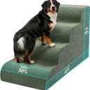 Extra Wid Dog Stairs for Large Dogs, 24" H Pet Steps for High Beds