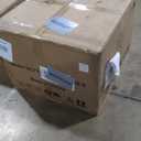 Upholstered Dining Chairs with Casters Washable Cover Side Deskchair with Rollers for Diningroom, Living Room, Flax Beige, 1 Box