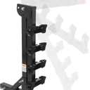 MaxxHaul Hitch Mount 4 Bike Rack 150 lb Capacity HeavyDuty Swing Down Design Fits Cars Trucks SUVs and Minivans with Safety Reflector Easy Install (70210)
