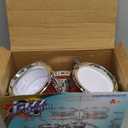 Toy Drum Set for Toddler Kids | Jazz Drum Kit with 5 Drums Percussion Musical Instruments Toys for 3 4 5 Year Old Boys Girls Gifts Ages 3-5 (Red)