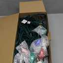 PASUTO 50FT C9 Christmas Lights Outdoor, Multicolor Vintage Christmas Lights String with 50 Multi-Color Ceramic Bulbs, Outdoor String Light for Home Party Patio Holiday Indoor Decor, 7W, E17 Base