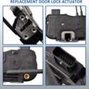 Front Left Driver Side Door Lock Latch Actuator Compatible for KIA Sportage 2011-2016 Replace 813103W010, 813103W000