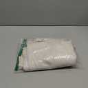 DriftAway Double Layer Linen Blackout Tie Up Curtains Thermal Insulated Fully Lined Balloon Roman Shade Bathroom Window Adjustable Rod Pocket for Small Window 39 Inch by 55 Inch Beige