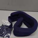 Velpeau Neck Brace for Neck Pain and Support -Soft Cervical Collar for Sleeping in Bed, Snoozing, Sleeping Upright, Anti-Snoring, Sleep Apnea for Women & Men (Blue, Comfort Version, L: 14-16.5"/3.3")