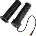 Full Twist Throttle Grip for Electric Bike 12V72V, 3-Pin Waterproof Universal Ebike Throttle, Fits 22.2mm Handlebar for E-Bike, Scooter, Trike