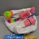 iPlay, iLearn Bouncy Pals Hopping Unicorn Horse, Toddler Girl Inflatable Bouncing Animal Hopper Toy, Outdoor Indoor Plush Ride on Bouncer, Baby Birthday Gift 18 Month 2 3 4 Year Old Kid - Unicorn