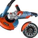 7 Inch Concrete Grinder Set, with Dust Extraction Shroud and Diamond Grinding Wheel, Tile Adhesive Removal Machine