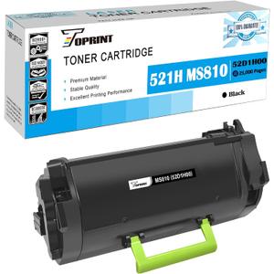 521H 52D1H00 Compatible Toner Cartridge High Capacity 25000 Pages Black for Lexmark Printers MS710 MS710n MS710dn MS711 MS711dn MS810 MS810de ms810dn MS811 MS810N MS811dn MS812 MS812de ms812dn