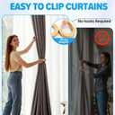 2PCS Wood Curtain Tiebacks Holdbacks,Wooden Magnetic Curtain Tiebacks 3.9 in Diameter,Boho and European Retro Curtain Clips,Strong Magnetic for Home,Office,Gifts,Multifunctional Pants Hanger