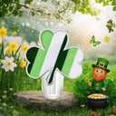 Hohean Wall Fragrance Plug in with Night Light, Compatible with Bath & Body Works WallFlower Fragrance, Wall Plug Oil Diffuser with Nightlight for Home, Office(1 Pack,Flocked Shamrock)