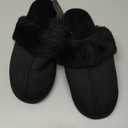 Parlovable Women's Memory Foam Slippers - Cloud-Like Comfort for Hard Floors, Ultra-Soft Machine Washable Indoor Outdoor House Shoes with Non-Slip Sole (5-6, Black)