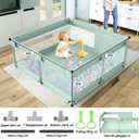 Fodoss Playpen for Babies and Toddlers, Green Playpen for Apartment, Kids Play Pen, Extra Large Baby Play Pen, Big Playard for Infants