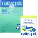 Native Pet Fresh Breath & Multivitamin Bundle: GutWell Clean Breath - Dog Breath Freshener & Dog Vitamins & Supplements - 11-in-1 Multivitamin Powder Food Topper for Overall Health - 60 Scoops