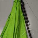 Backyard Expressions 9ft Solar Patio Umbrella with 32 LED Lights - Green Floral – Outdoor Market Umbrella with Tilt & Crank, Solar-Powered Lighting