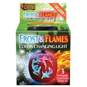 Pumpkin Masters® Frost & Flames Halloween Light Decoration, Pack of 2