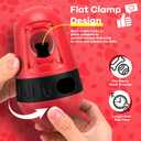 BABORUI 2 in 1 Dog Treat Toy, Bully Stick Holder & Interactive Treat Dispensing Toys to Keep Them Busy, Adjustable Dog Chew Bones Holder Puzzle Feeder for Puppy/Small/Medium/Large Dogs (Red)