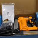 Nail Gun Cordless with Battery 4.0Ah2, 2-in-1 18 Gauge Brad Nailer & Stapler, Dual Mode Electric Nailer with 1600 Nails and Staples for Woodworking, Home Repairs & DIY