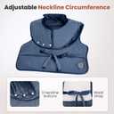 Heating Pad for Back Pain Relief, Large Electric Heat Pad for Neck and Shoulders, 6 Heat Settings & Auto Shut Off Hot Pad, Machine Washable Ultra Soft Fabric, Gifts for Women, Men, Mom, Dad (37''x 24'', Dark Gray)