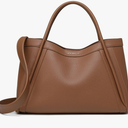 NEWBELLA Kelly Vegan Leather Tote Bag for Women - Stylish Versatile Commute Top Handle Bag, Hobo Shoulder Handbag with Purse