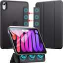 ESR for iPad Mini 6 Case, iPad Mini 6th Generation Case (2021), Detachable Magnetic Cover, Hard Back, Auto Sleep/Wake, Vertical Stand, Supports Pencil Pro Frosted Black