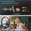 2 x Wireless Lavalier Microphone for iPhone/iPad with Lightning Mini Lapel Mic Wireless, 48KHz/24Bit, 150ft Range, Noise Cancellation, 70H Battery for Video Recording and Streaming