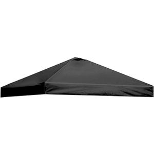 Pop up Canopy Tent Replacement Top only Suitable for Straight Leg Without Central Pole Canopy, Width of 118x118 inches, excluding Tent Frame, Black