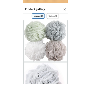 BTYMS Bath Sponge Shower Loofahs 60g Mesh Pouf Bath Scrunchies Body Wash Puff Shower Puff - Pack of 4